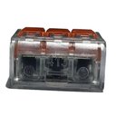 Ver imagem 7 de Kit Conector Borne Alavanca Cristal 3 Portas 10 Peças