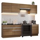 Ver imagem 3 de Armário de Cozinha Completa 260cm Rustic Glamy Madesa 04