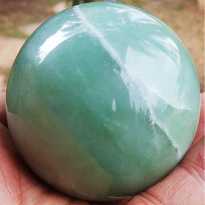 BOLA - QUARTZO VERDE - 421GR CRISTAL QUARTZO VERDE