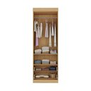 Ver imagem 3 de Guarda-roupa Infantil 62cm 2 Portas com Vidro e 2 Gavetas Pirulito Multimóveis Mp4466 Madeirado