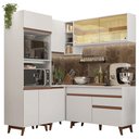 Ver imagem 3 de Armário de Cozinha Completa de Canto 332cm Branco Reims Madesa 01