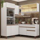 Ver imagem 1 de Armário de Cozinha Completa de Canto 332cm Branco Reims Madesa 01