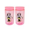 Kit 2 Potes Organizador Multiuso Rosa 350ml Minnie Mouse Disney 12cm - Tiba - 1