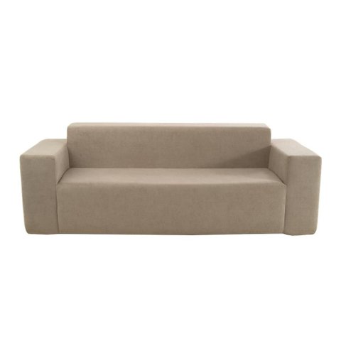 Sofá 3 Lugares Kappesberg 236cm Boucle Capuccino