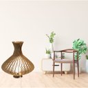 Ver imagem 3 de Abajur Grande de Chão TRIBAL MDF Luminária - MDF CRU