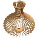 Ver imagem 1 de Abajur Grande de Chão TRIBAL MDF Luminária - MDF CRU