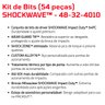 Kit Bit Shockwave de Impacto Milwaukee 48-32-4010 com 54 Peças - 3
