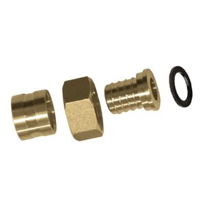 Conector Móvel Curta Pex Água 20x3/4" Kit C/ 2 - Emmeti
