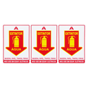 Ver imagem 1 de Combo 3 Placas De Sinalização Extintor A Água 20X30 Acesso - X-712 F9e