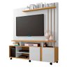 Estante Home Valência com 2 Portas e Painel para TV até 55 Polegadas Permóbili Off White/Nature - 2