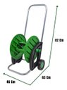 Ver imagem 5 de Suporte Enrolador de Mangueira 50m com Carrinho em 65 Trapp