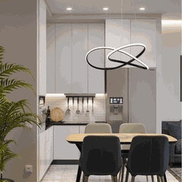 Lustres Pendente Metal Led Integrada Moderno Sala de Estar - 8