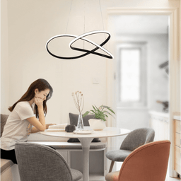 Lustres Pendente Metal Led Integrada Moderno Sala de Estar - 10
