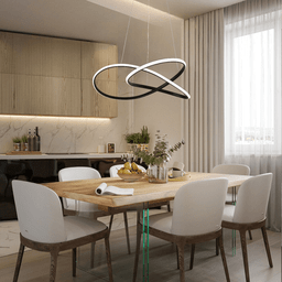 Lustres Pendente Metal Led Integrada Moderno Sala de Estar - 7