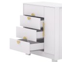 Ver imagem 4 de Cômoda Sapateira 4 Gavetas 1 Porta Ilha Bela Branco - Vila Rica