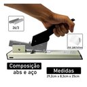 Ver imagem 5 de GRAMPEADOR GRANDE PARA ATE 240 FOLHAS PROFISSIONAL EXECUTIVO ESCRITORIO COM APOIO ANATOMICO