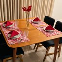 Ver imagem 1 de Conjunto Completo Mesa Posta Portina - Tropical Vivo Porcelana sem Talheres/copos/taças - 16 Peças