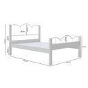 Ver imagem 5 de Cama Casal Design Industrial Detalhes em Aço Branco Oasis