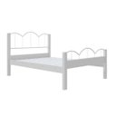 Ver imagem 2 de Cama Casal Design Industrial Detalhes em Aço Branco Oasis