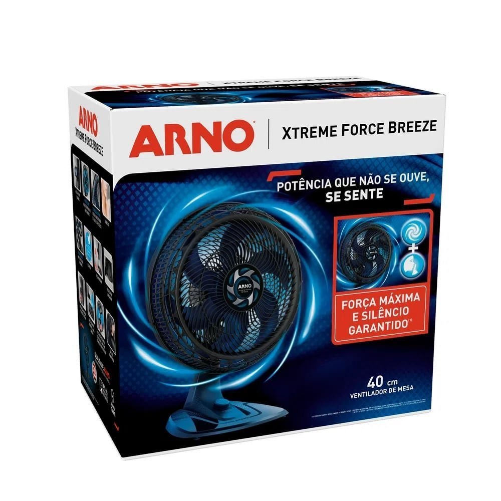 Ventilador Arno Xtreme Force Breeze 40cm Mesa Preto Vb40 – 127 Volts - 4