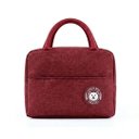 Ver imagem 1 de Bolsa Térmica Lunch Bag Portátil para Marmita - Vermelho