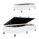 Ver imagem 1 de Cama Box com Baú Solteiro 0,88m com 41cm de Altura Prince Branco