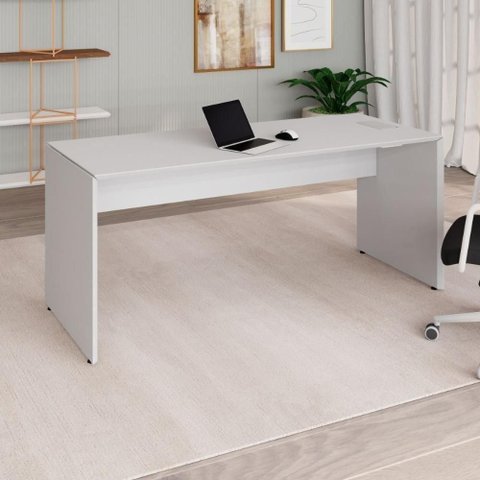 Mesa Diretor Premium Dinâmica Retangular 170cm sem Gavetas MDP Cinza F5 Office