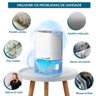 Desumidificador Antimofo Secar Ar Elétrico 2000ml Led Lâmpada Ambiente 7 Cores Branco Importway - 4