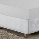 Ver imagem 2 de Jogo de Cama Casal Viúva Nobre 3 Peças Malha 100% Algodão - Branco