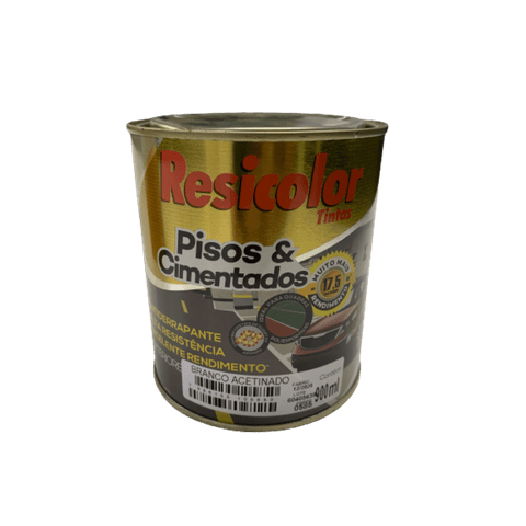 PRETO PISO 0,9L RESICOLOR 0591 PRETO PISO 0,9L ACETINADO RESICOLOR 0591