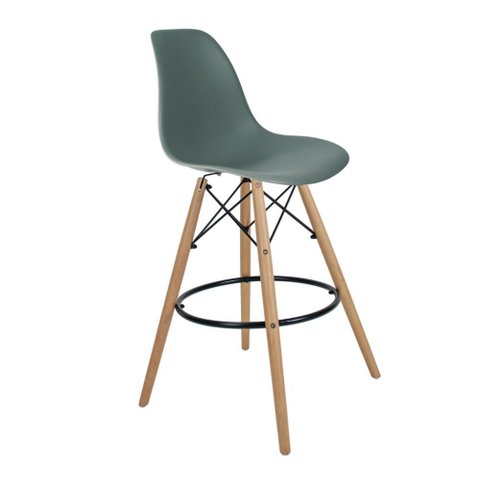 Banqueta Eames Cinza