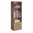 Ver imagem 4 de Guarda-roupa 5 Portas 6 Gavetas Modular 1310 Ilan Castanho