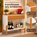 Ver imagem 4 de Aparador Cantinho do Café Líbano com Gaveta e Prateleira Off White Nature