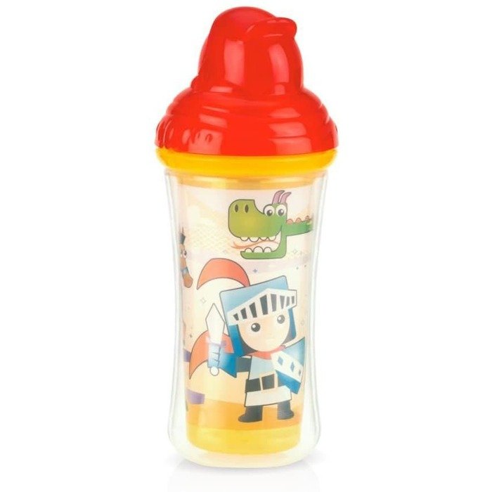 Copo Termico com Trava Canudo de Silicone 270 Ml