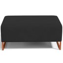 Ver imagem 6 de Kit 02 Puffs Decorativo Sala De Estar Cléo 90cm W01 Base Ferro Cobre Suede Preto - Lyam Decor
