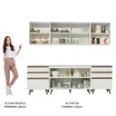 Ver imagem 6 de Armário de Cozinha Completa 240cm Branco Reims Madesa 02