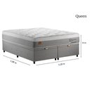Ver imagem 5 de Conjunto Box Baú Queen 158x198 Sono Design com Massageador, Veneza