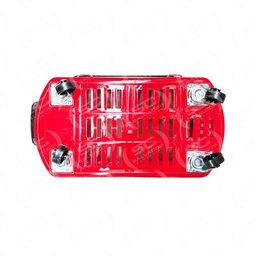Kit - 10 Cestos Grande com Rodízio D300 Cód. 3300 Azul - Della Plast - 4