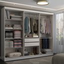 Ver imagem 3 de Guarda-roupa Casal Odisseia 6 Portas 2 Gavetas - Panorama Móveis