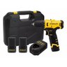 Furadeira Parafusadeira Bateria 12v 3/8 2 Baterias - Stanley - 1
