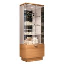 Ver imagem 2 de Sala de Jantar com Cristaleira e Buffet Aparador Diamante Cinamomo/Off White - PR Móveis