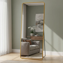 Ver imagem 1 de Espelho Grande Retangular Corpo Inteiro 150 X 60 Cm com Suporte de Chão