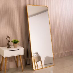 Espelho Grande Retangular Corpo Inteiro 150 X 60 Cm com Suporte de Chão - 1
