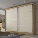 Ver imagem 1 de Guarda Roupa Casal 2 Portas de Correr 4 Gavetas Verona Plus - Mademarcs
