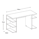 Ver imagem 3 de Escrivaninha Mesa Guiga Gamer