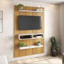 Ver imagem 2 de Painel Thor - Mdp 2 Nichos com Prateleiras para Tv até 50 - Fiorello