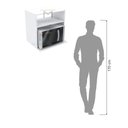 Ver imagem 3 de SUPORTE MICRO ONDAS PRATELEIRA M12.2020.B (CASA, WORK) MUNDI MOVEIS