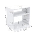 Ver imagem 2 de SUPORTE MICRO ONDAS PRATELEIRA M12.2020.B (CASA, WORK) MUNDI MOVEIS
