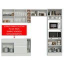 Ver imagem 6 de Armário de Cozinha Completa 290cm Branco Cristal Madesa 09
