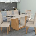 Ver imagem 2 de Mesa de Jantar Apogeu Lopas Amêndoa Off White 1,70 M